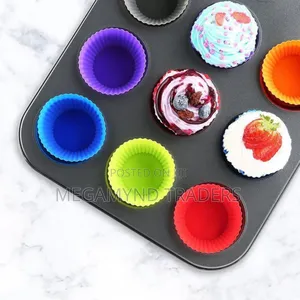 12pc Silicone Cupcake Large Size /Silicone Cake Mold