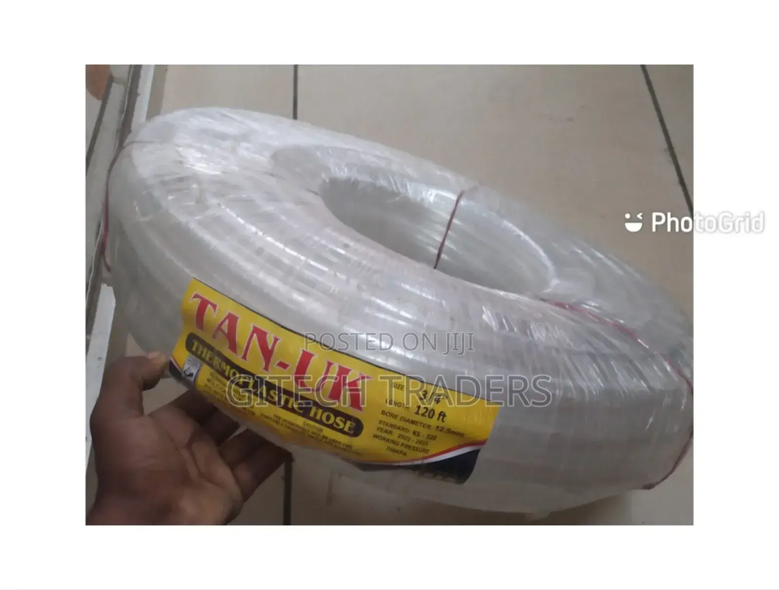 3/4 by 120 Clear Hose Pipe.