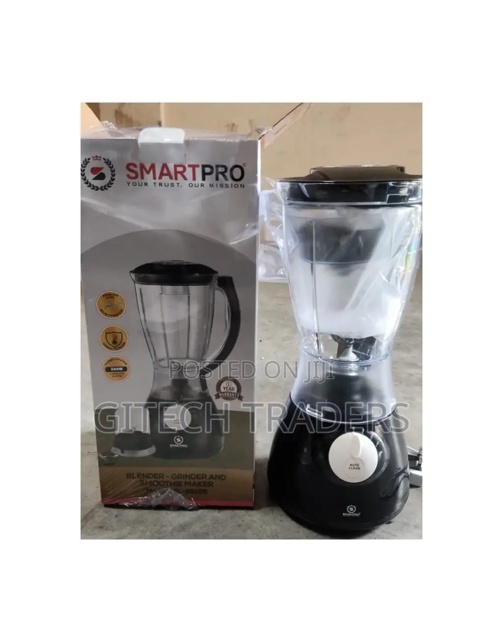 2 in 1 Blender With Grinder