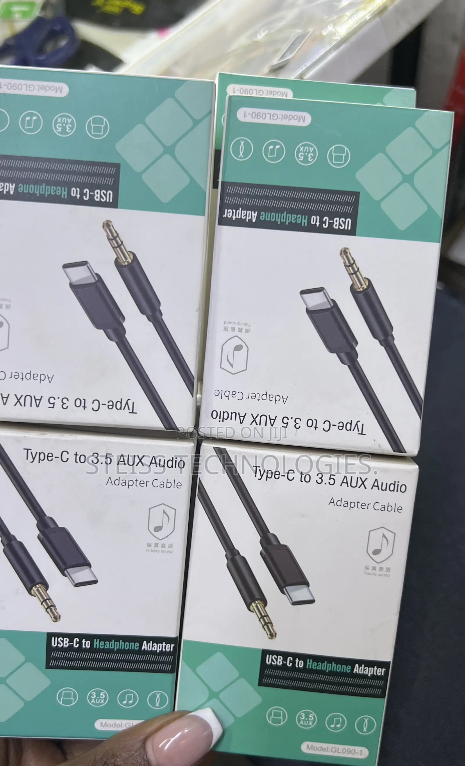 Type C -3.5mm Aux Audio Cable.