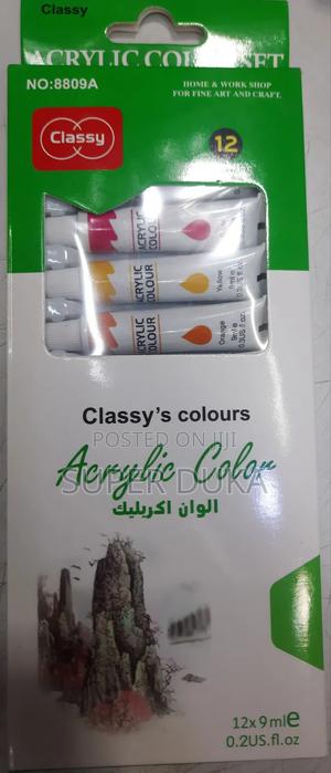 Colors.Acrylic Classy Water Color.12 PCS Set 9 Ml - thumbnail 2