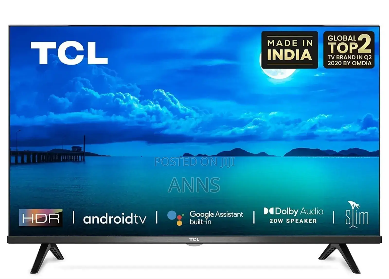 43" TCL Android Frameless HD Television