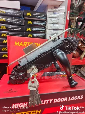 Main Door Lock New Martech High Quality Cylinder Black Lock