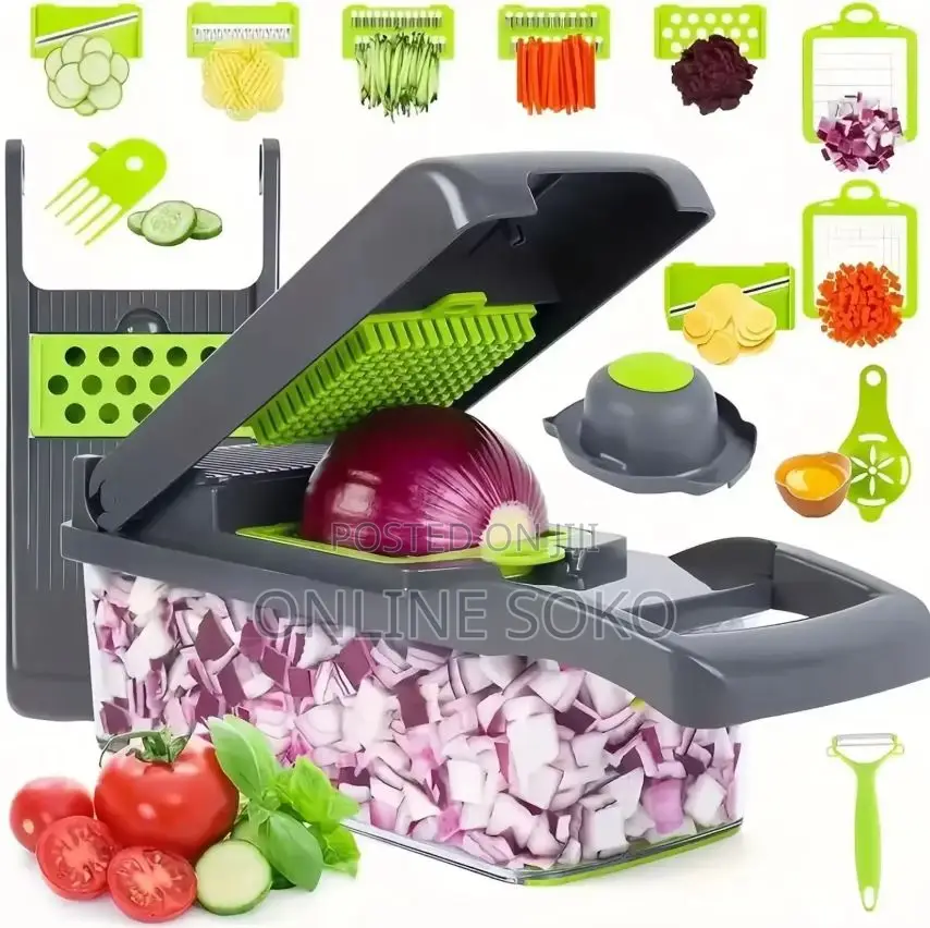 14/16-in-1 Multifunctional Vegetable Chopper, Dicer Slicer