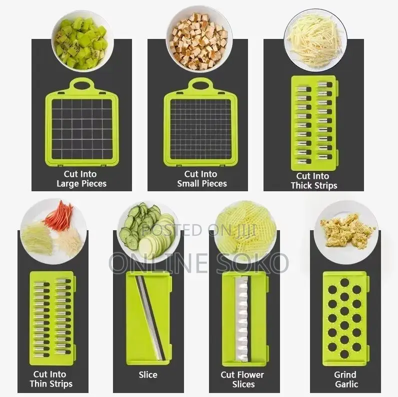 14/16-in-1 Multifunctional Vegetable Chopper, Dicer Slicer