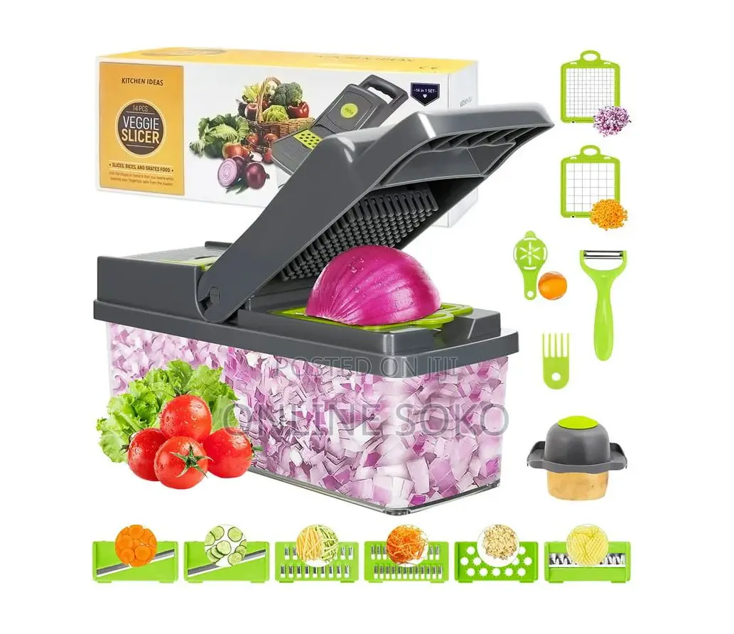 14/16-in-1 Multifunctional Vegetable Chopper, Dicer Slicer