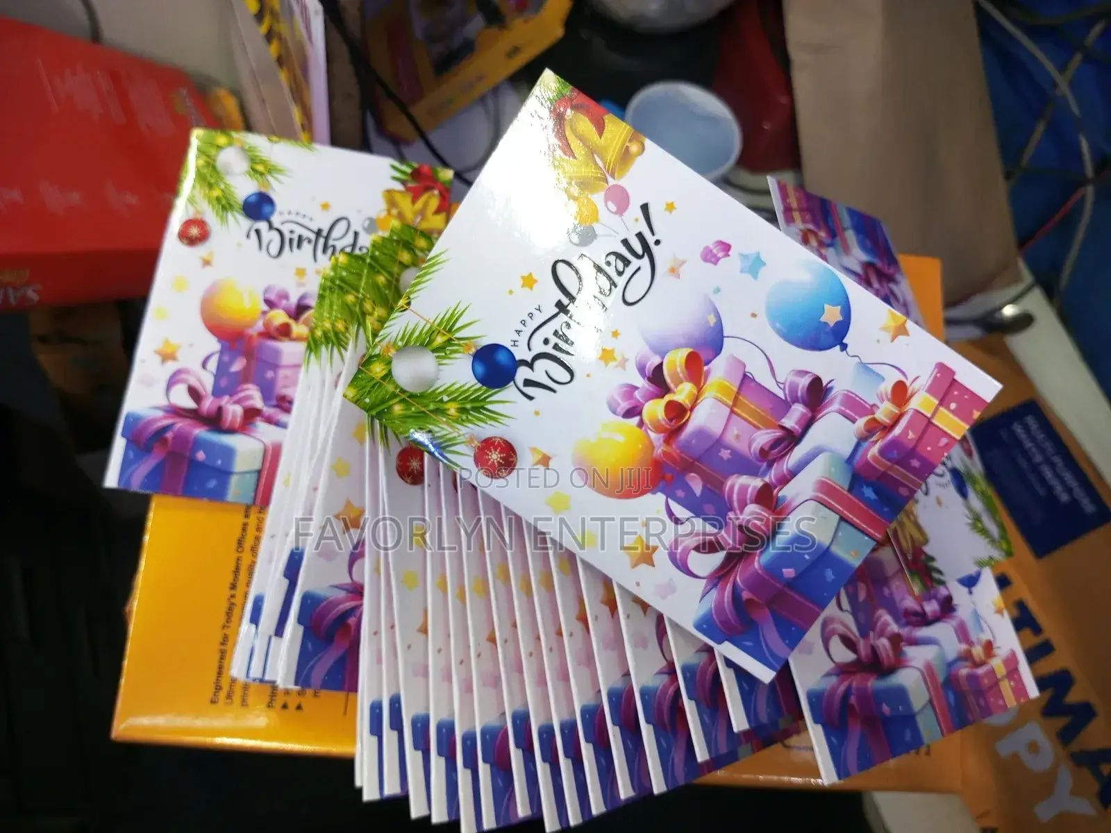 A6 Size Quality and Customized Birthday Card