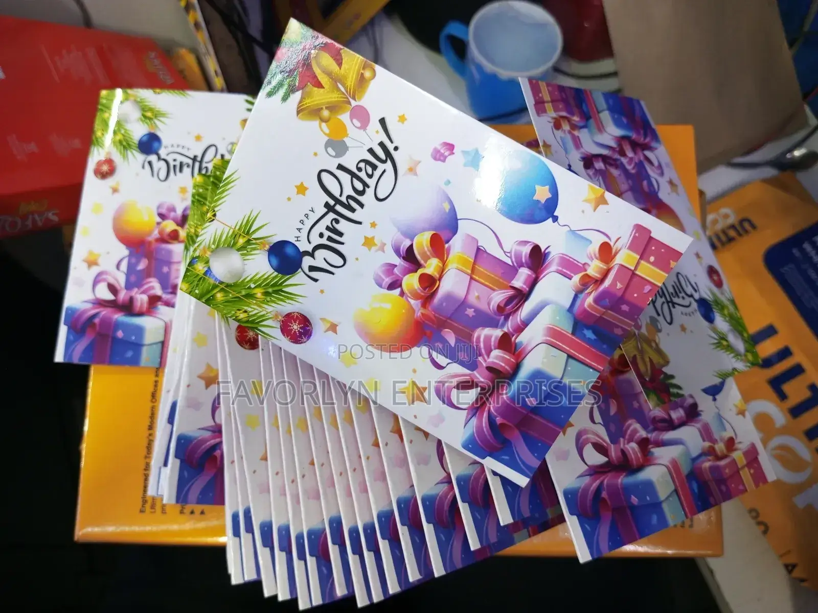 A6 Size Quality and Customized Birthday Card