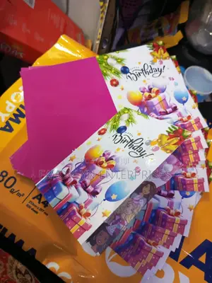 A5 Size Laminated Birthday Card
