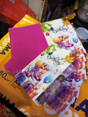 A5 Size Laminated Birthday Card