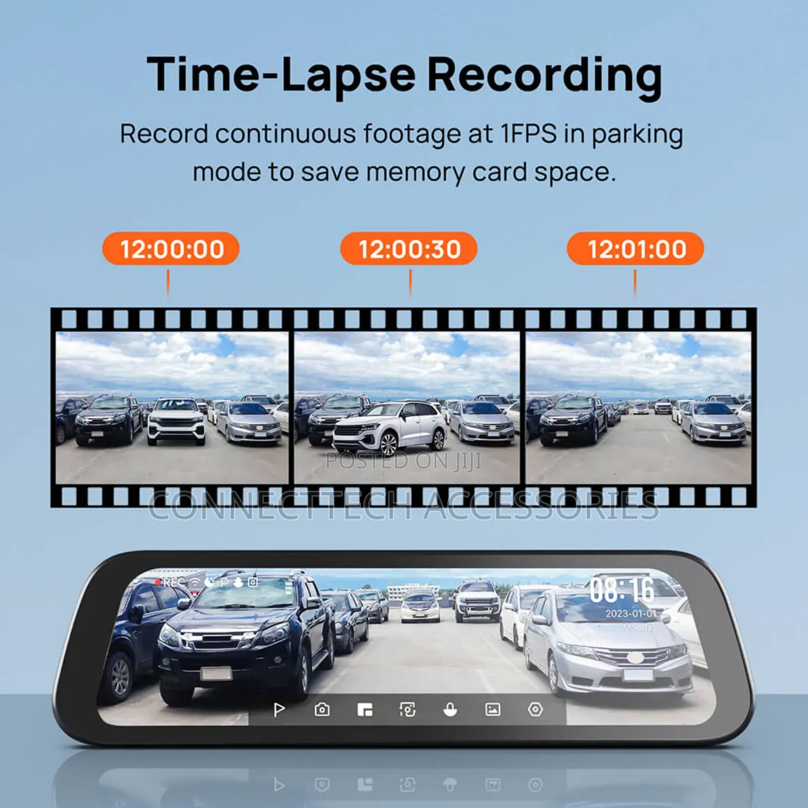 70mai Rearview Dash Cam S500 Set STARVIS 2