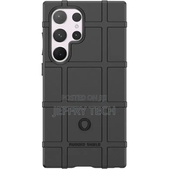 Rugged Shield Soft Cover Case for Samsung Galaxy S24 Ultra
