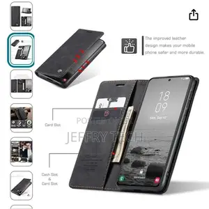 Caseme for Samsung Galaxy S24 Ultra Wallet Case,Soft PU Leat