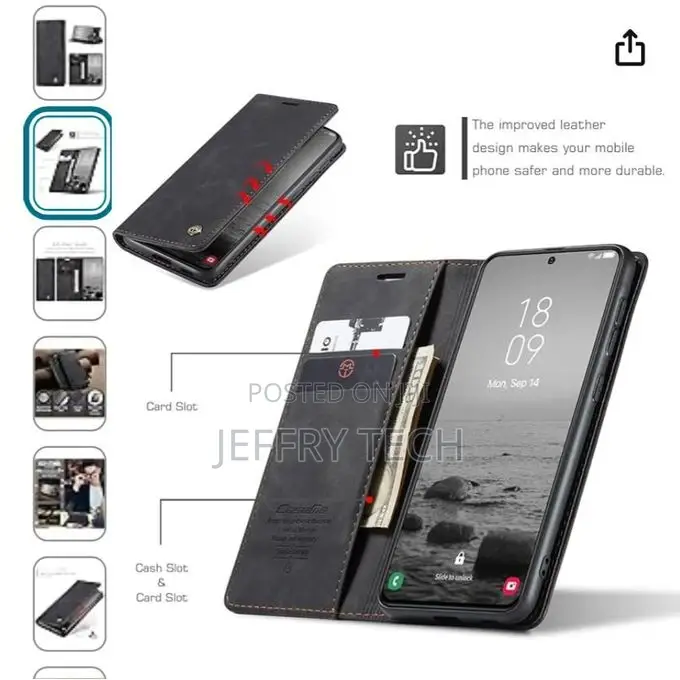Caseme for Samsung Galaxy S24 Ultra Wallet Case,Soft PU Leat