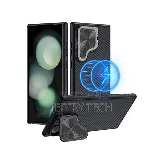 Nilkin Galaxy S24 Ultra Magnetic Case With Kickstand,Camsk)