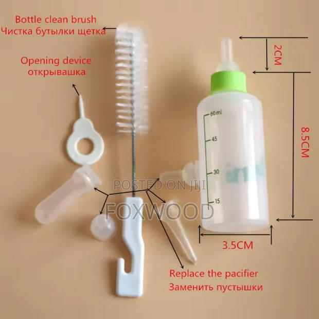 Kitten Cat Milk Care Feeding Bottle Set 60ml - thumbnail 3