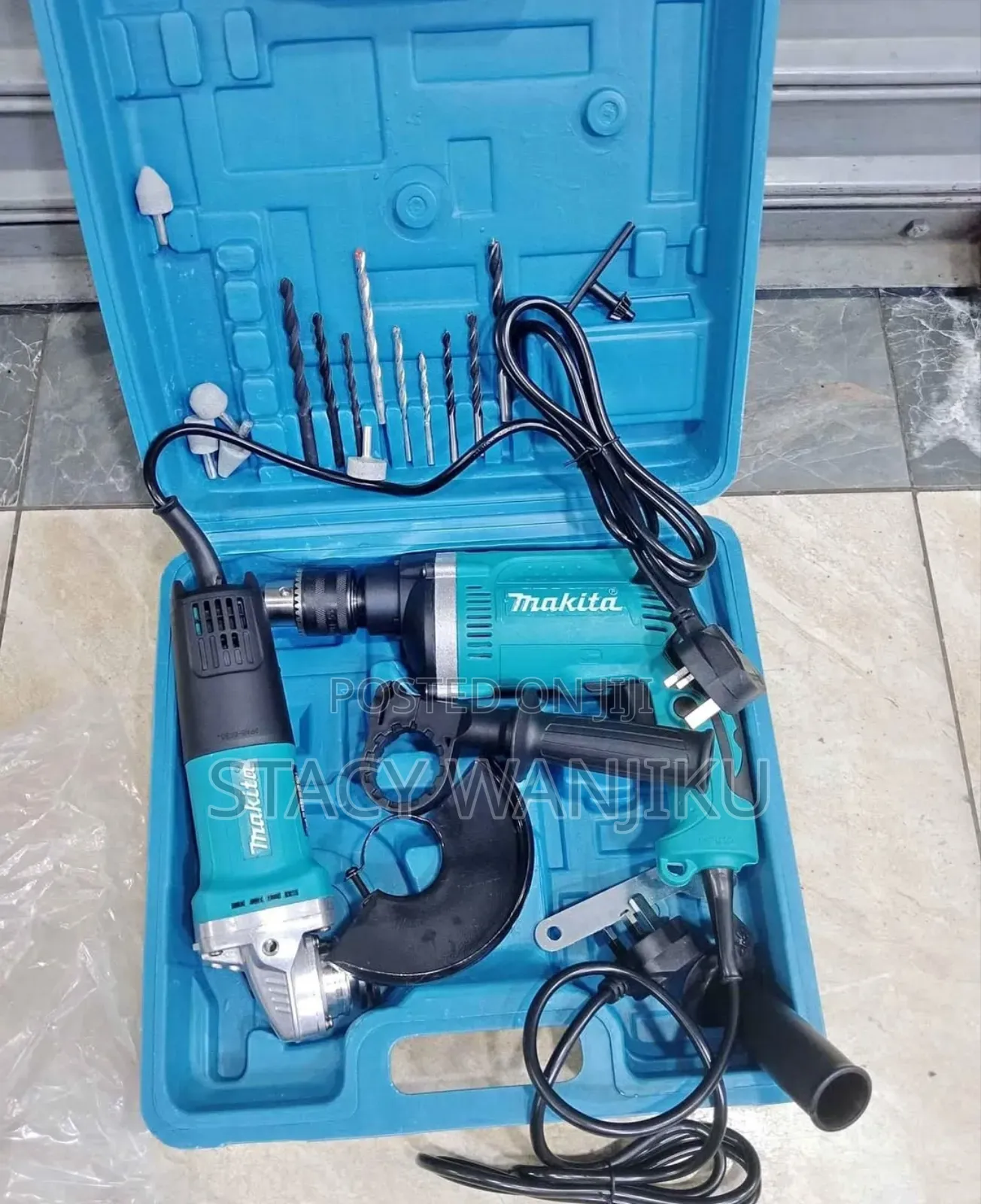 New Electric Makita Combo Drill/ Makita Grinder/ Combo Set