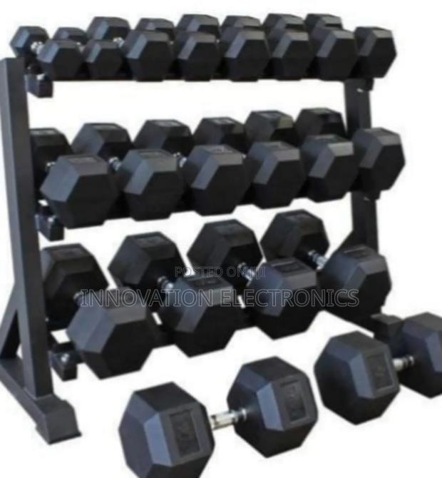 5kg Pair HEXAGON DUMBBELLS