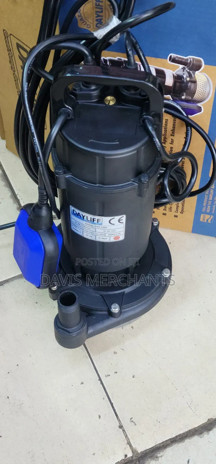 Dayliff 1hp Shallow Well Submersible Pump With 31M Head