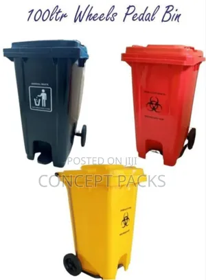 100l Assorted Biohazard Medical Waste Bins.