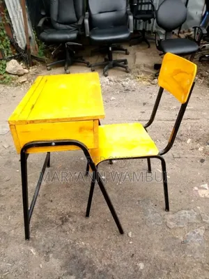 School Lockers and Chair