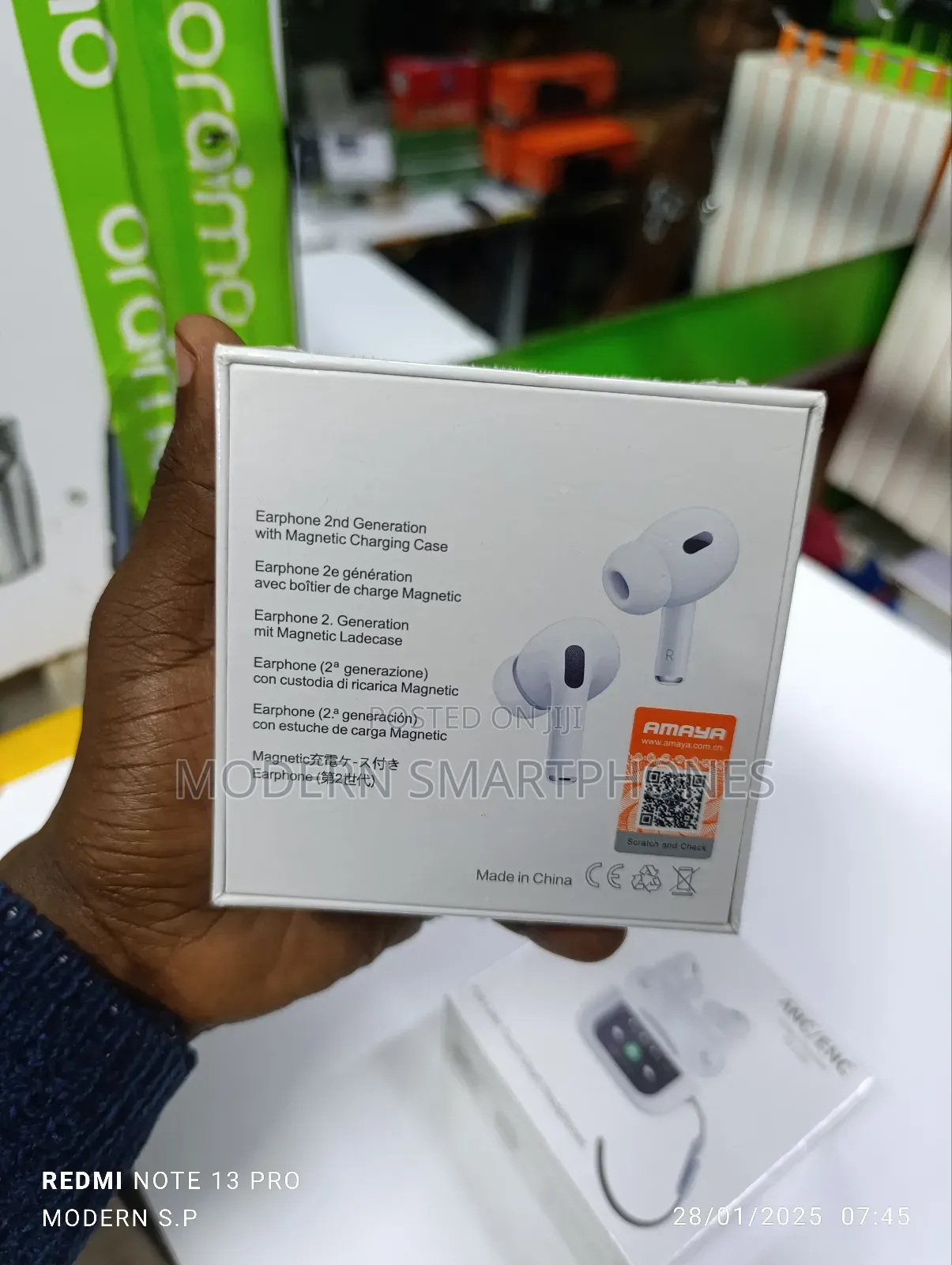 Amaya Z50 Wireless Bluetooth Earbuds Earphones Touch Display