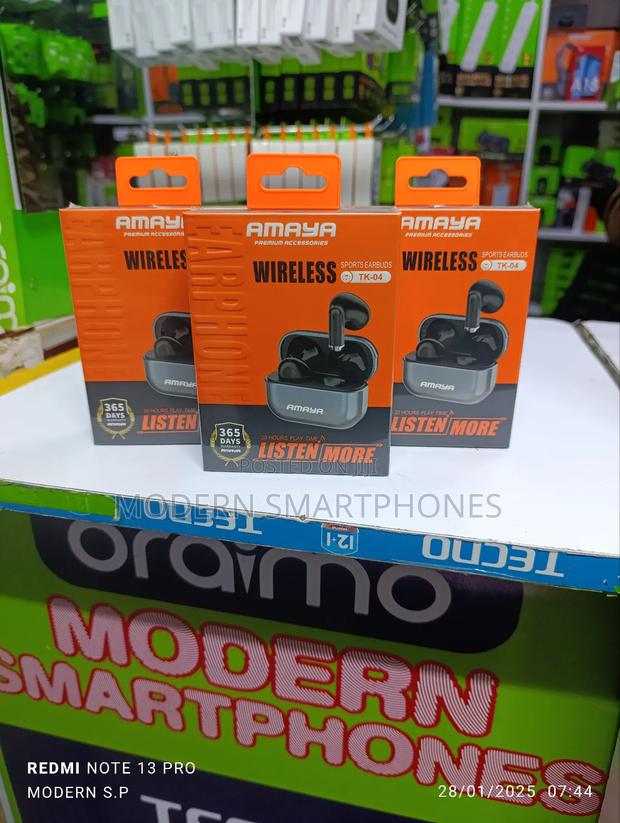 Amaya Tk04 Wireless Bluetooth Earphone Earbuds - main view