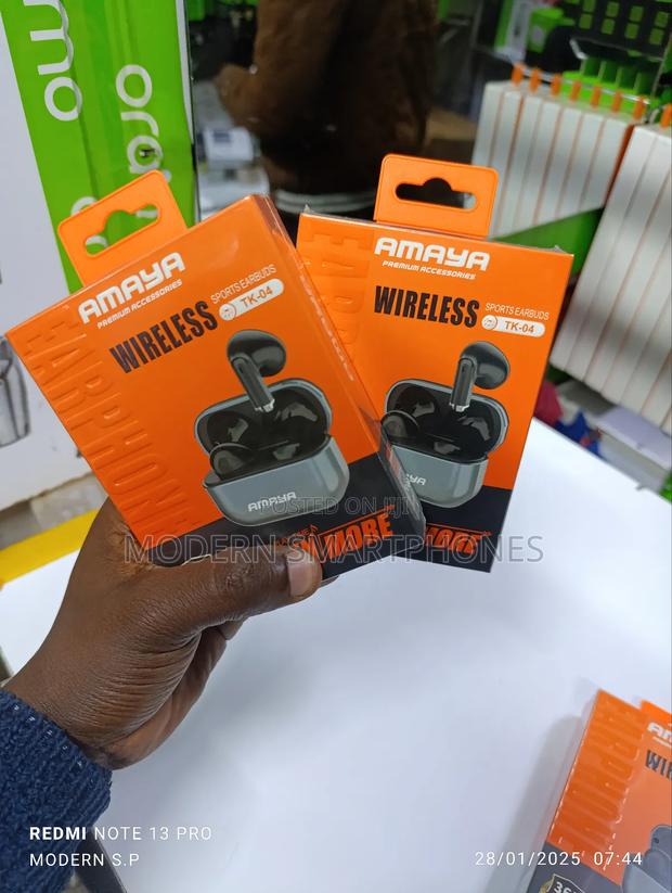 Amaya Tk04 Wireless Bluetooth Earphone Earbuds - thumbnail 3