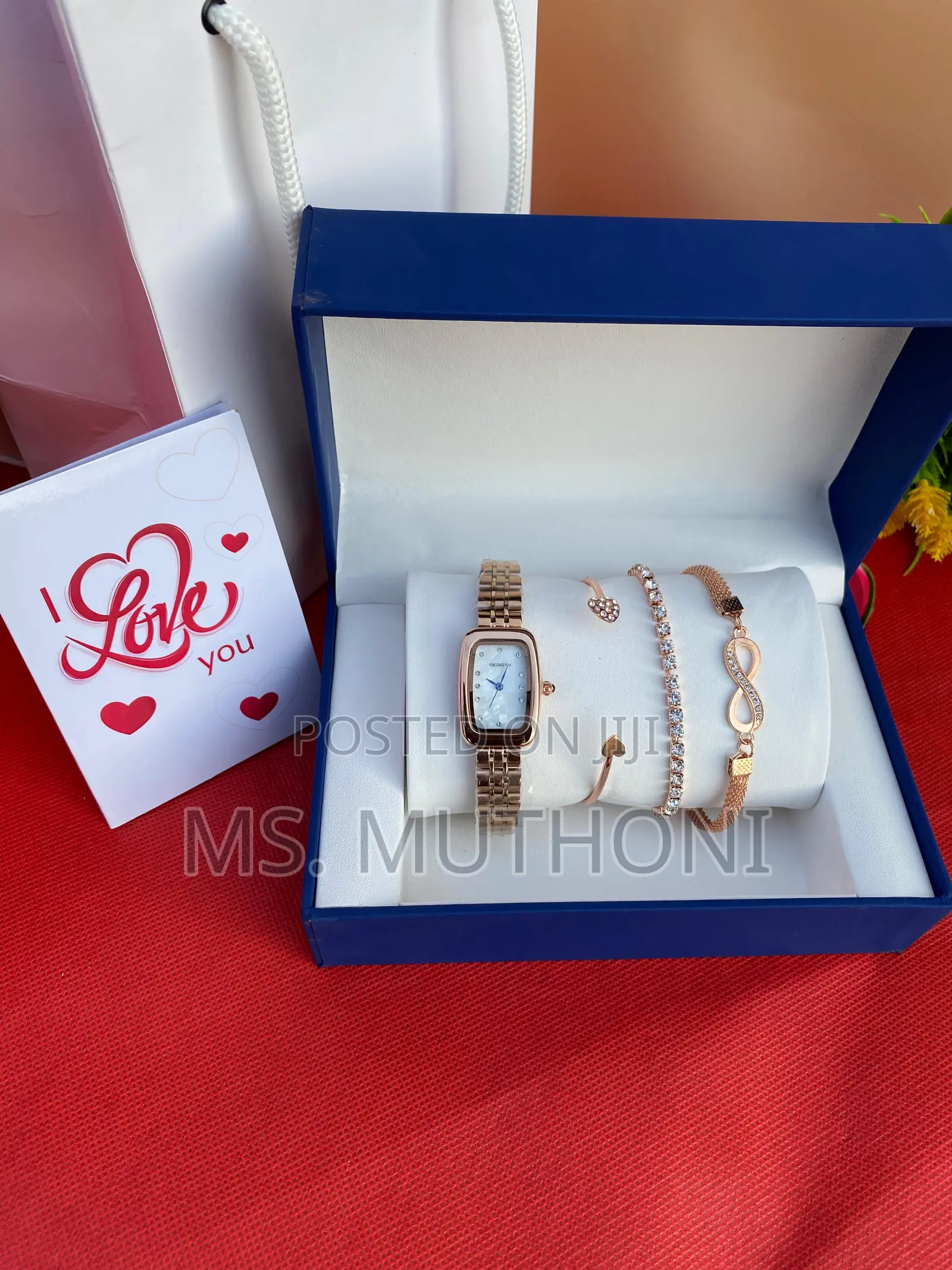Watch X Bracelet Gift Set ( Valentines/Birthday) for Ladies