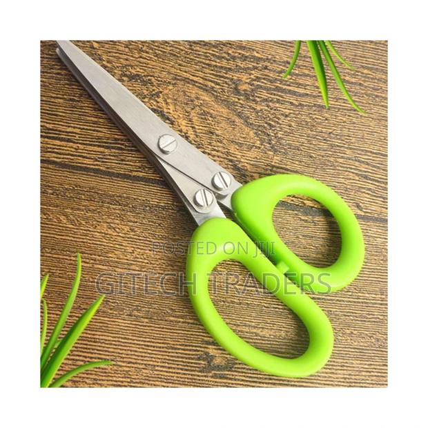 Multifunctional 5 Layer Herb Scissors
