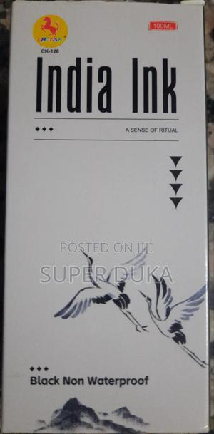 India Ink.Black Non Water Proof 100ml