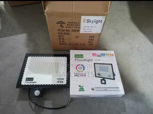 100W LED Flood Light With Motion Sensor Lumen Outdoor Garde