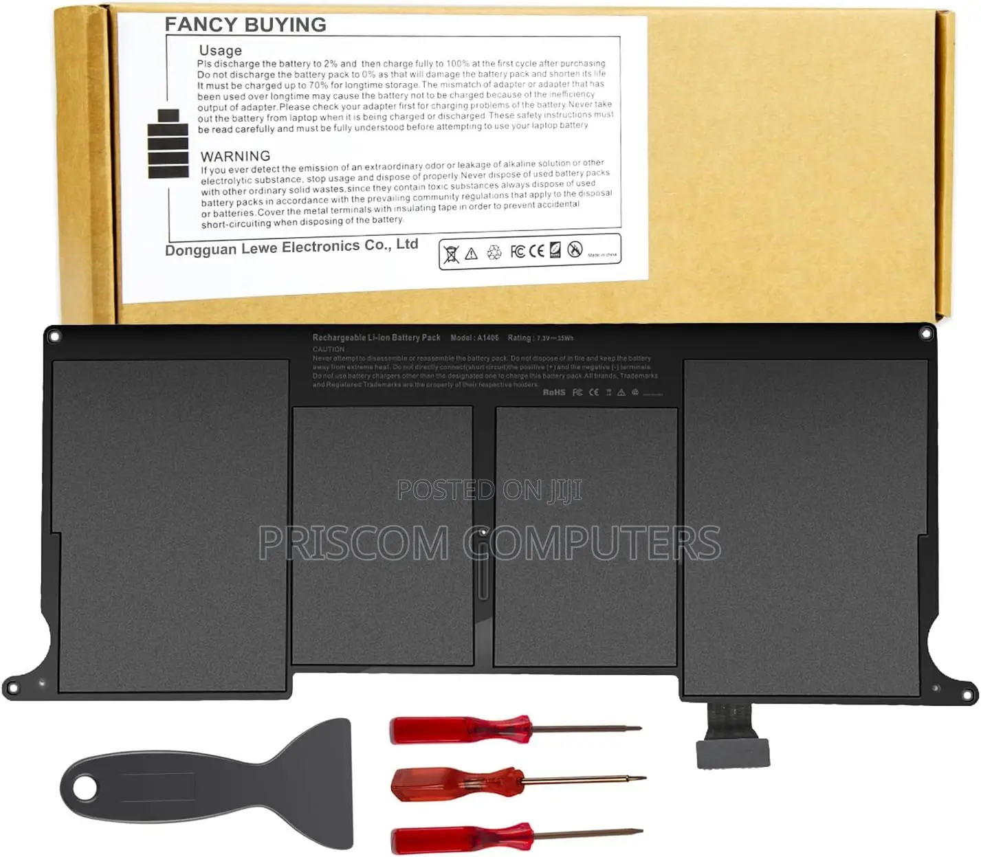 A1466 A1496 A1369 Battery for Macbook Air 13"
