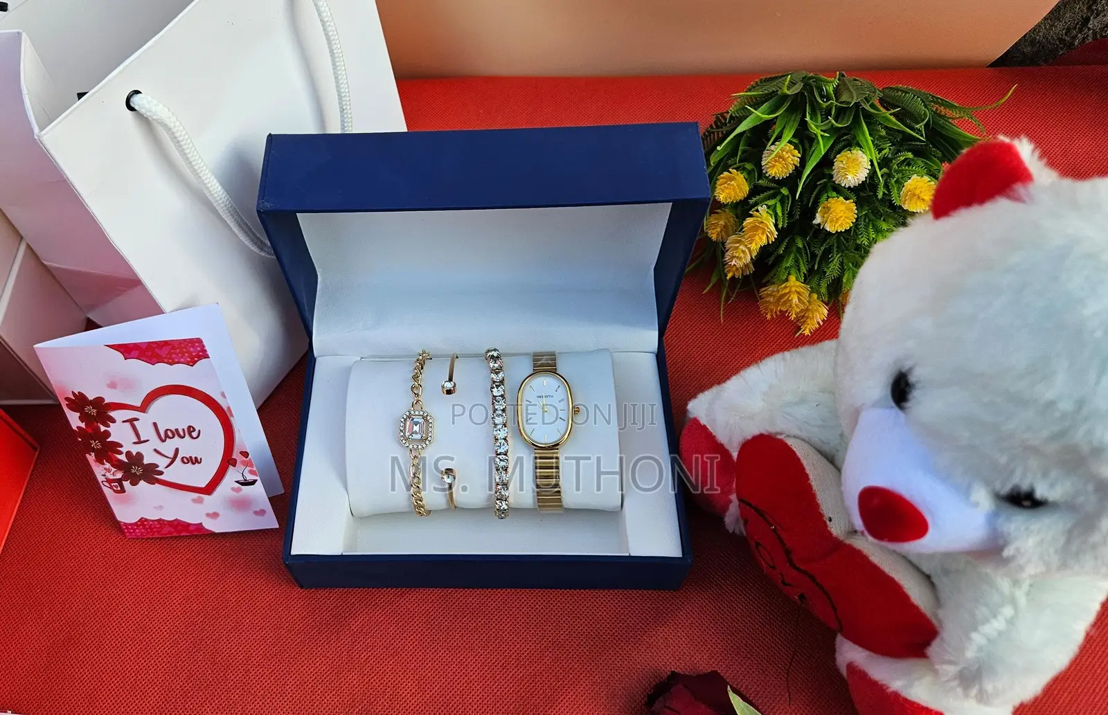 Valentines /Birthday Ladies Gift Set × Teddy Bear *