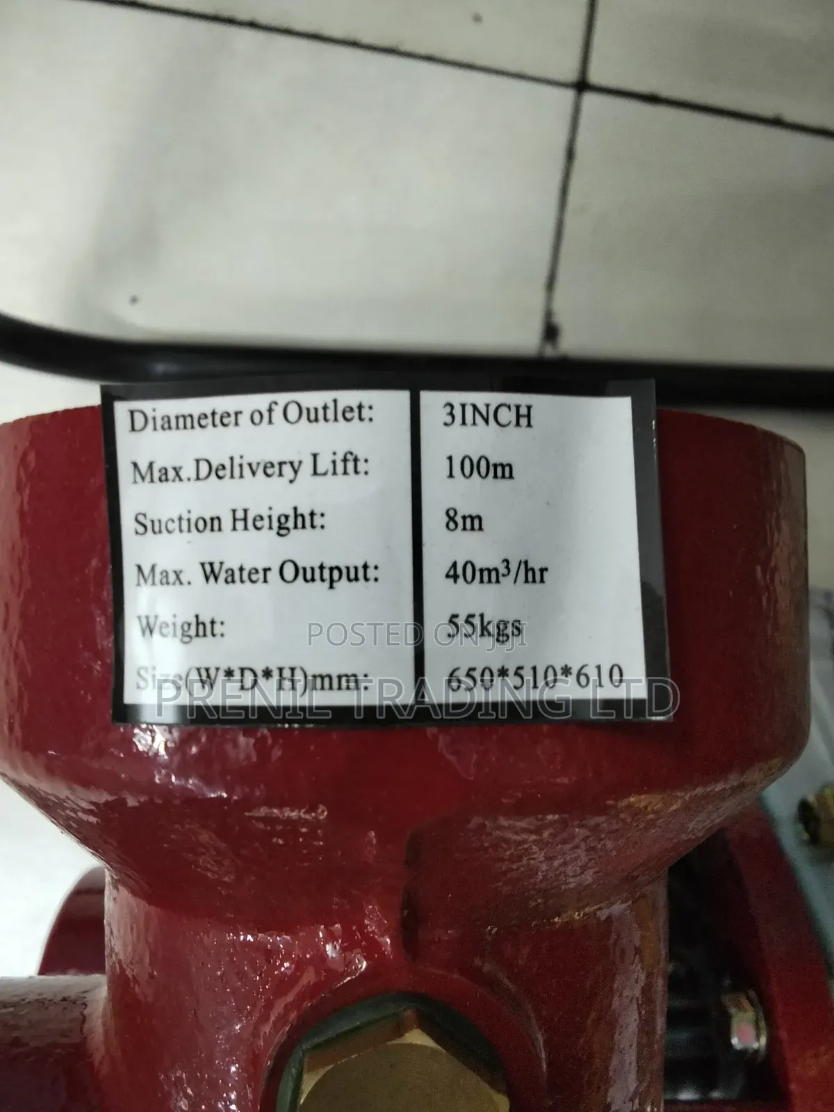 16hp High Pressure Water Pump Diesel