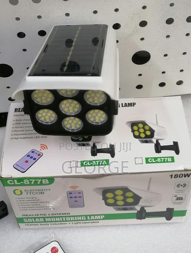 Awesome Cctv Solar Light Outdoor Monitoring Lamp