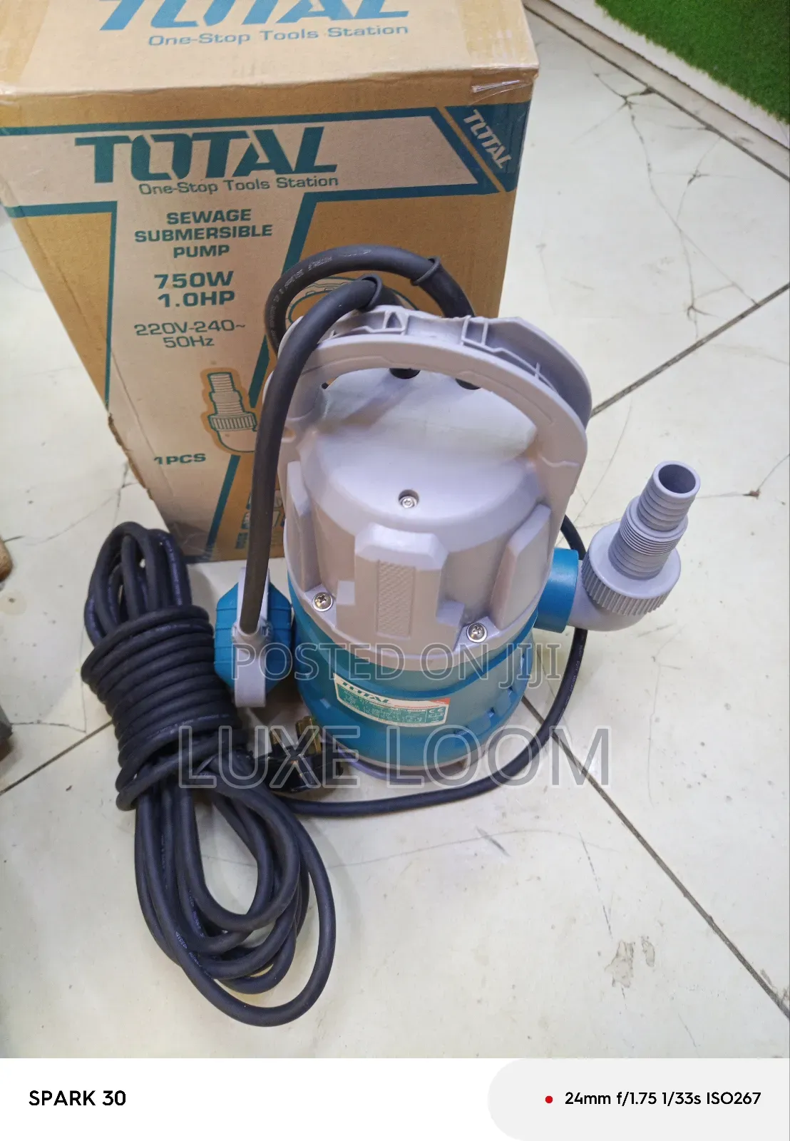 1hp Sewage Submersible Pump