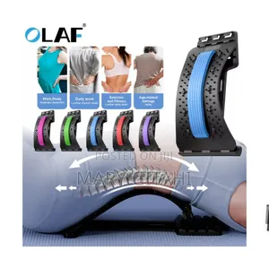 Relief Back Pain With Multi-Level Adjustable Back Stretcher.