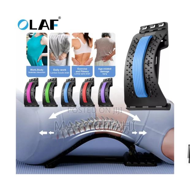 Relief Back Pain With Multi-Level Adjustable Back Stretcher. - main view
