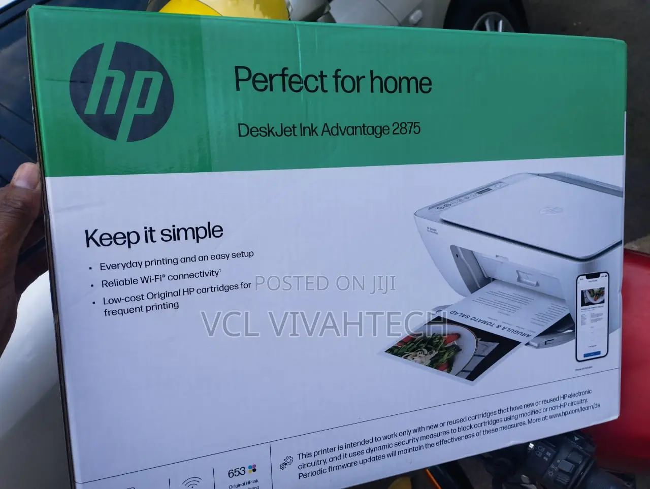 Hp Deskjet 2875 Print Scan Copy Wireless Bluetooth Printer