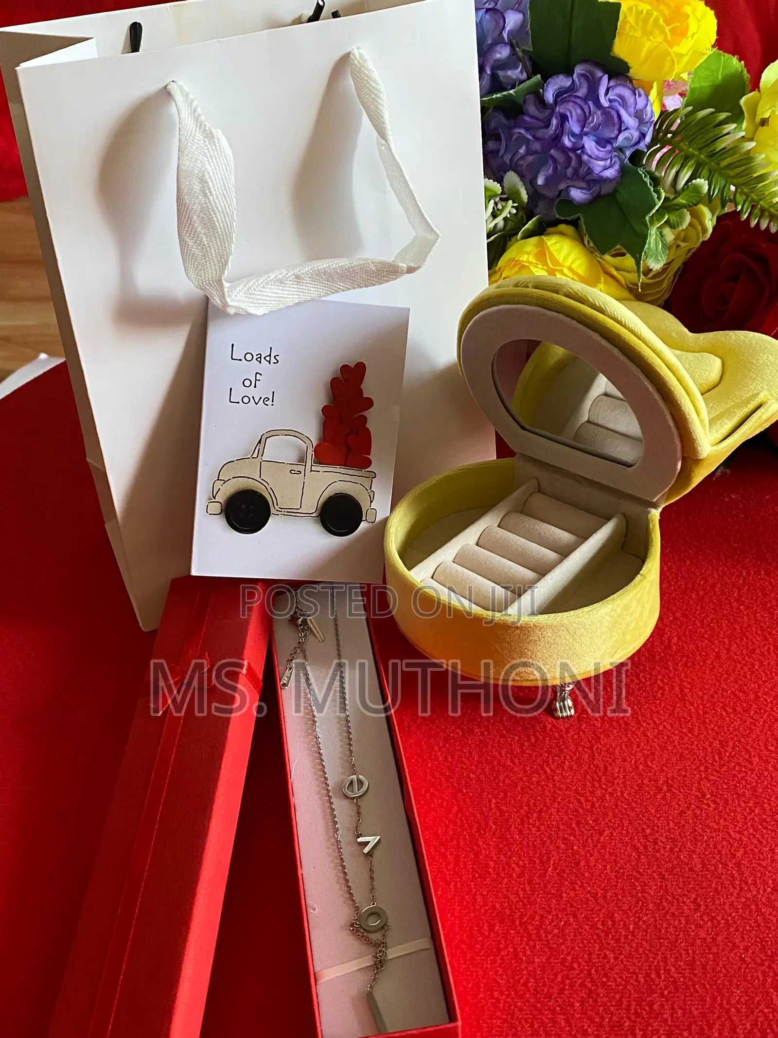 Valentines/Birthday Ladies Set With Jewellery Box