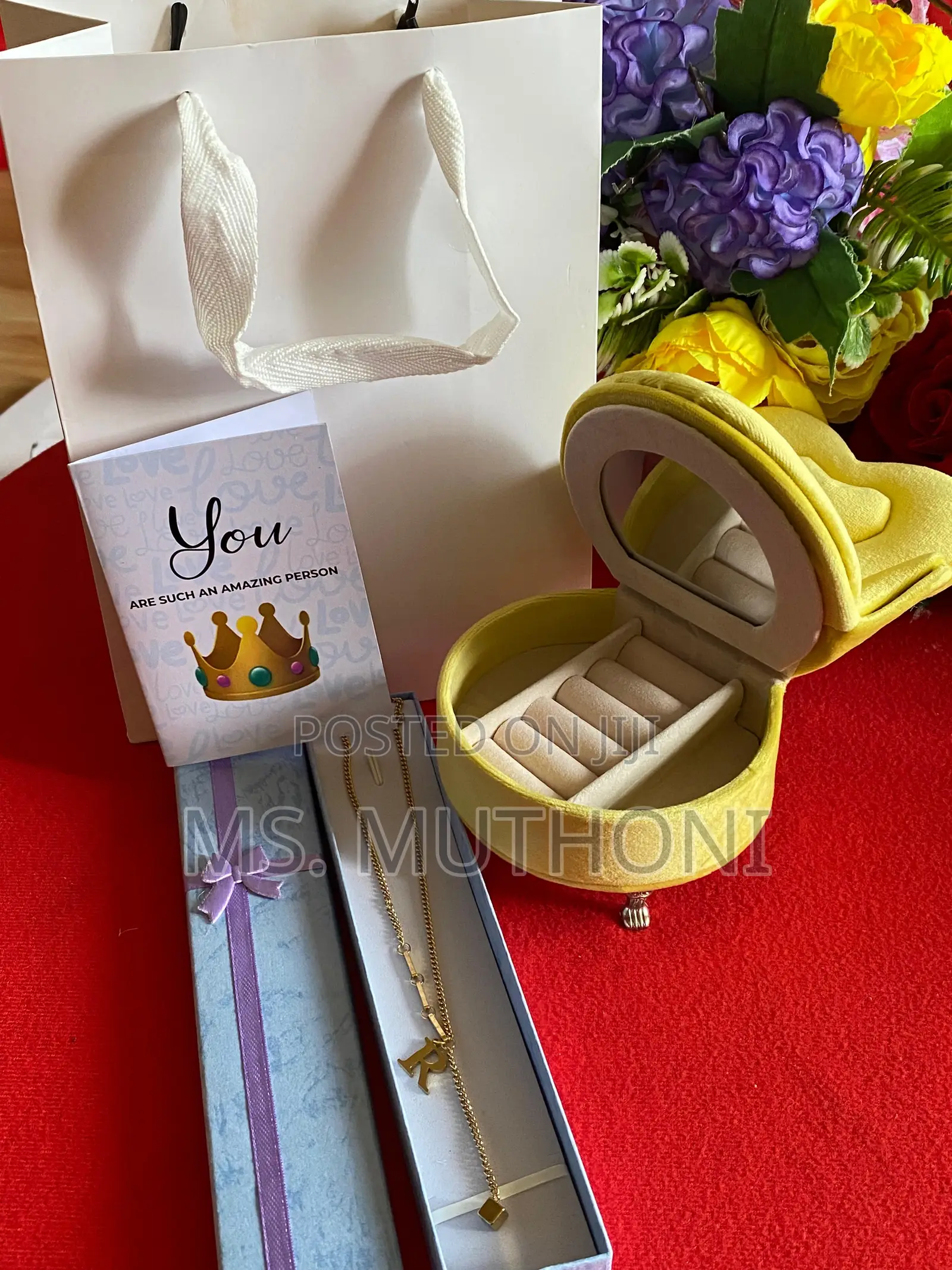 Valentines/Birthday Ladies Set With Jewellery Box