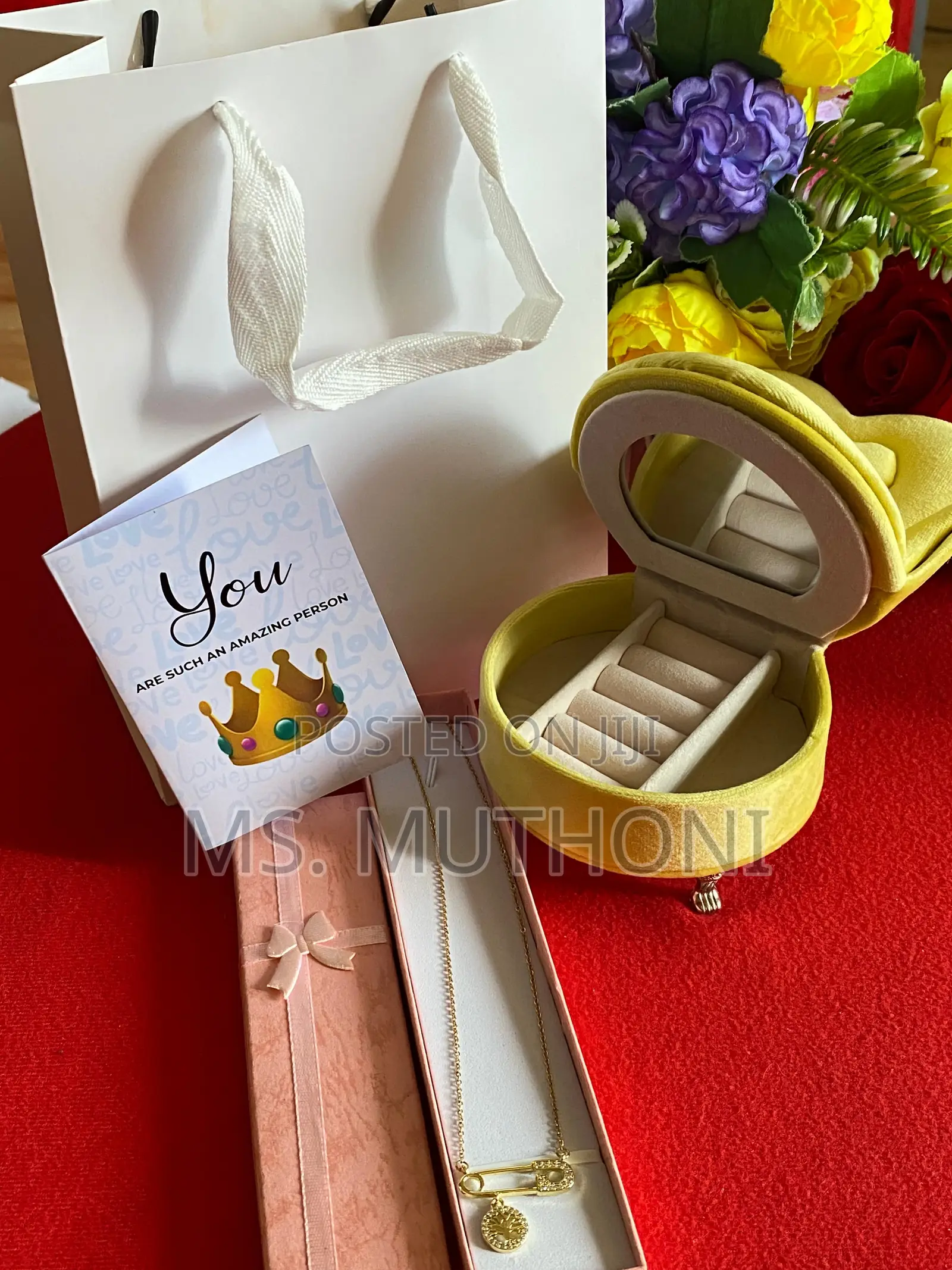 Valentines/Birthday Ladies Set With Jewellery Box