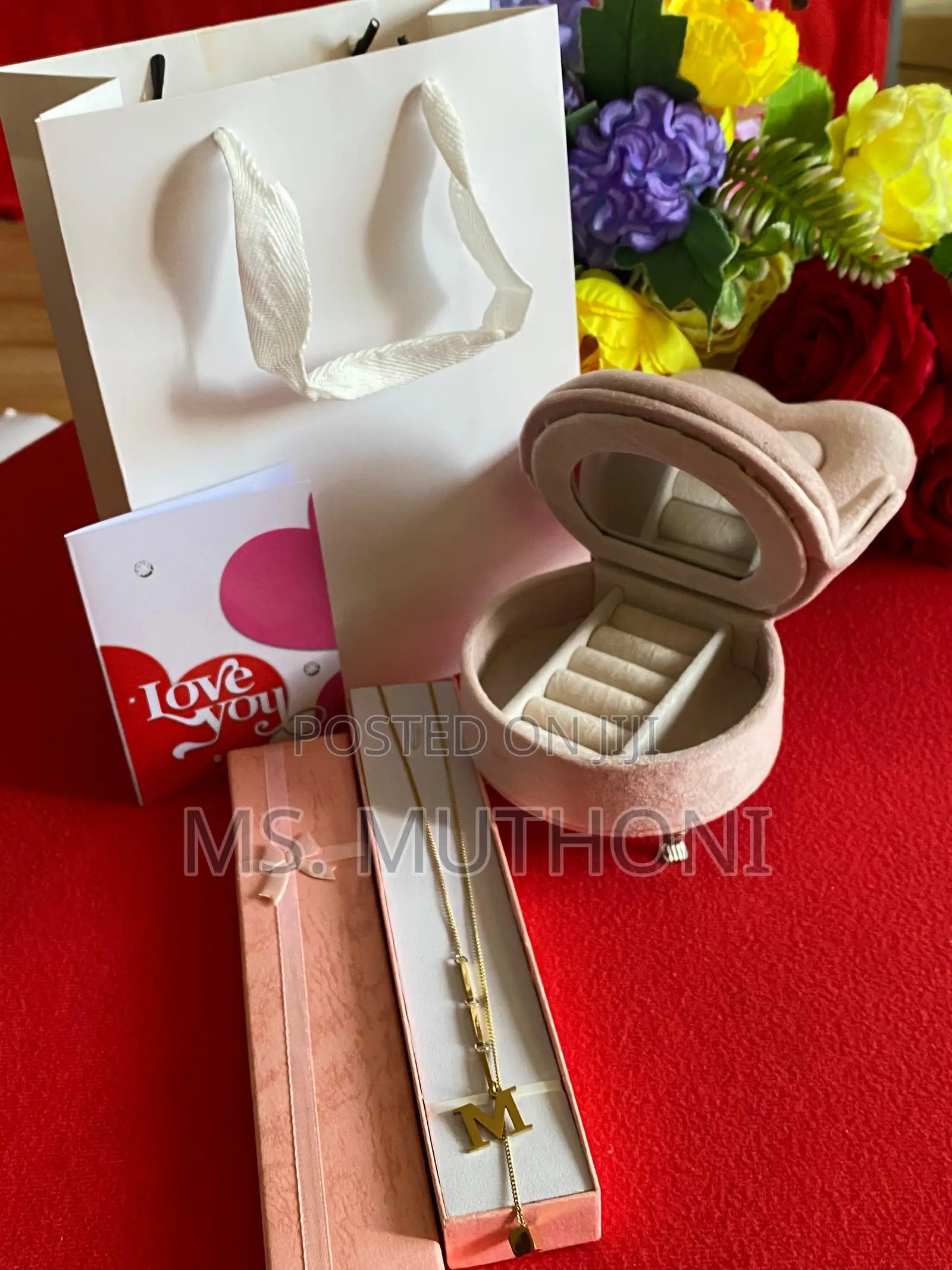 Valentines/Birthday Ladies Set With Jewellery Box