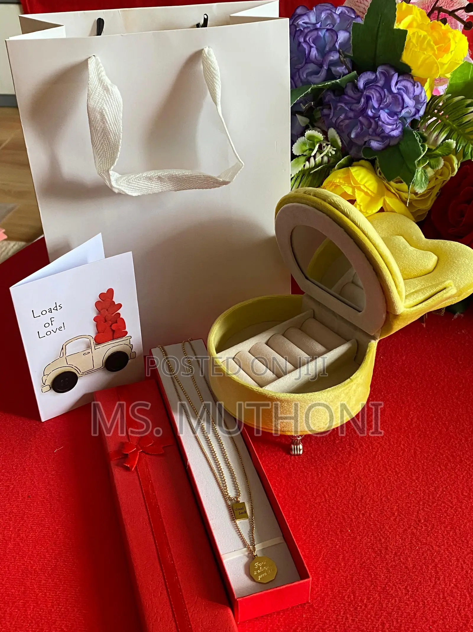 Valentines/Birthday Ladies Set With Jewellery Box