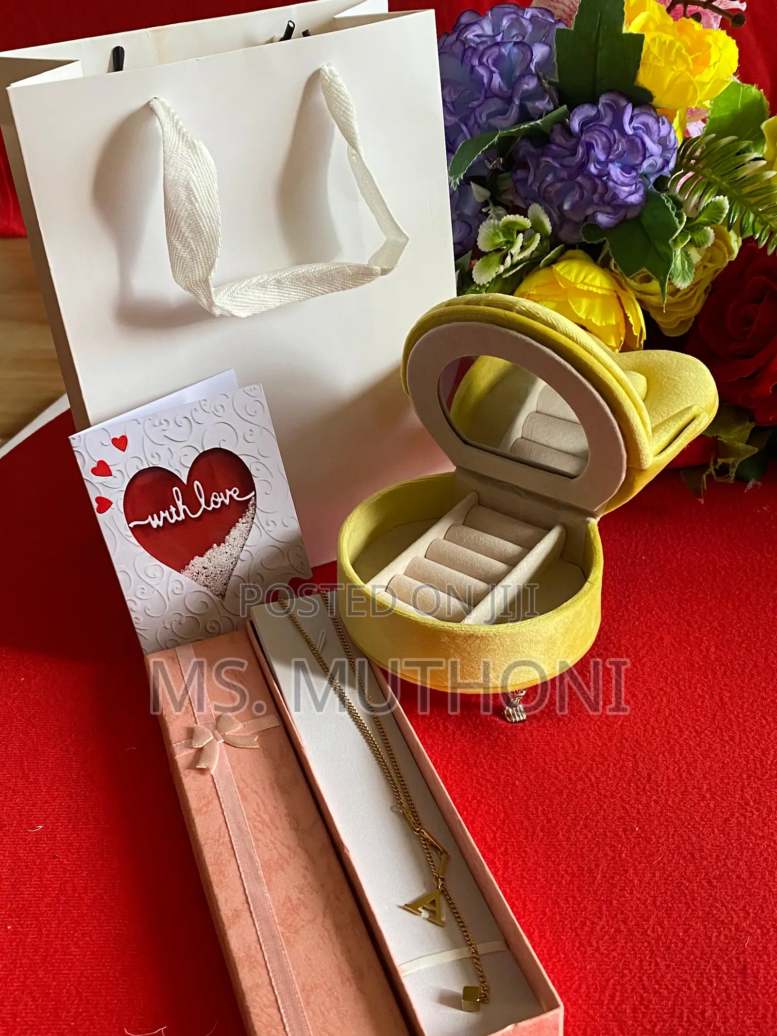 Valentines/Birthday Ladies Set With Jewellery Box