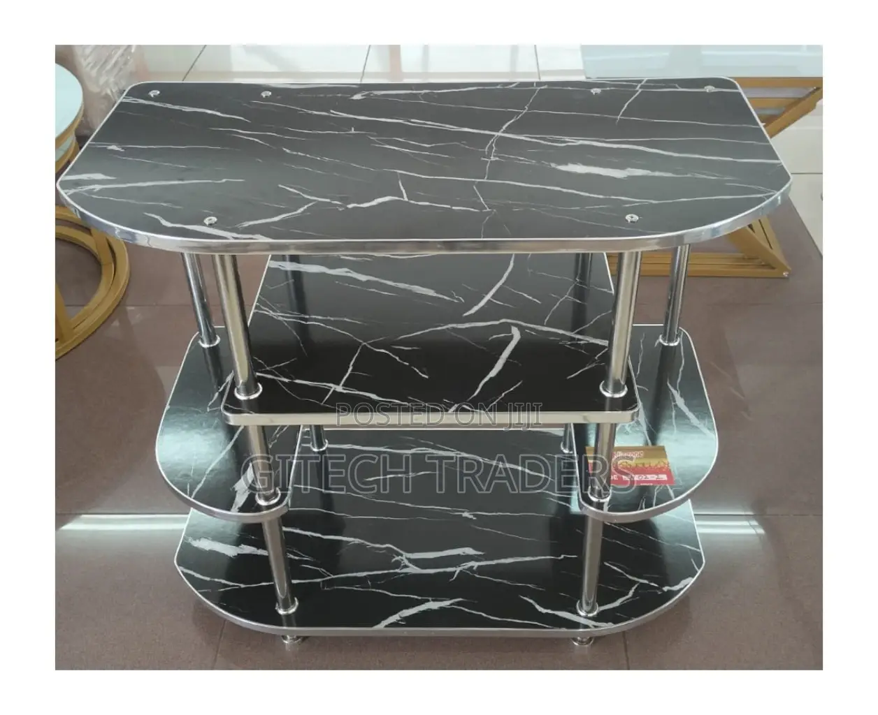 Wooden Executive Tv Stand Available in Black and Brown