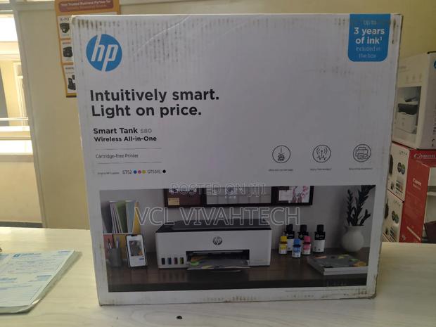Hp Smart Tank 580 Print,Scan and Copy Aio Wireless Printer