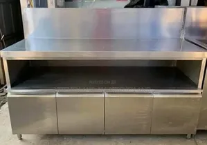 Pure Stainless Steel Cabinet With a Worktop Bowl