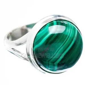 925sterlingsilver Natural Malachite Gemstone Ring